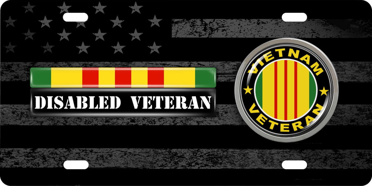 Black US Flag 